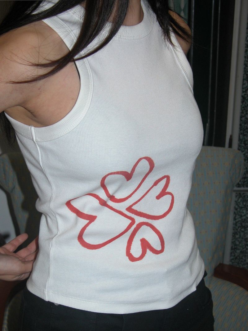  Heart four-leaf clover Sleeveless