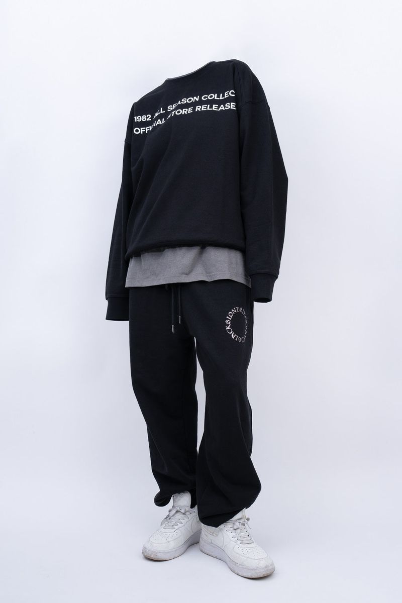 BBD Ancient Metal Circle Logo Sweatpants (Black)