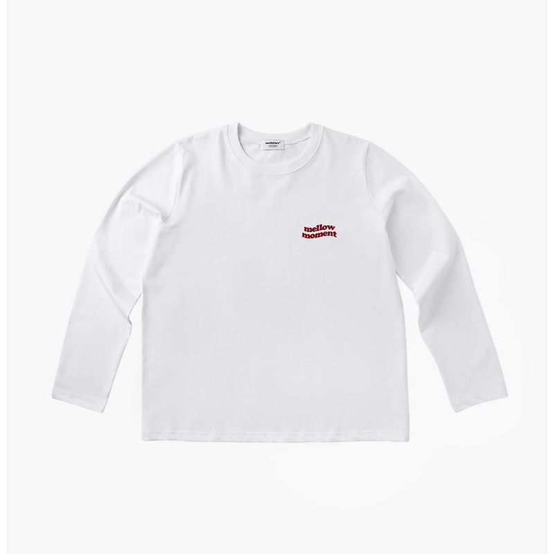 MELLOW MOMENT PLAIN T-SHIRT (White)