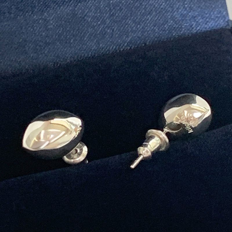 Bean Earring_Silver