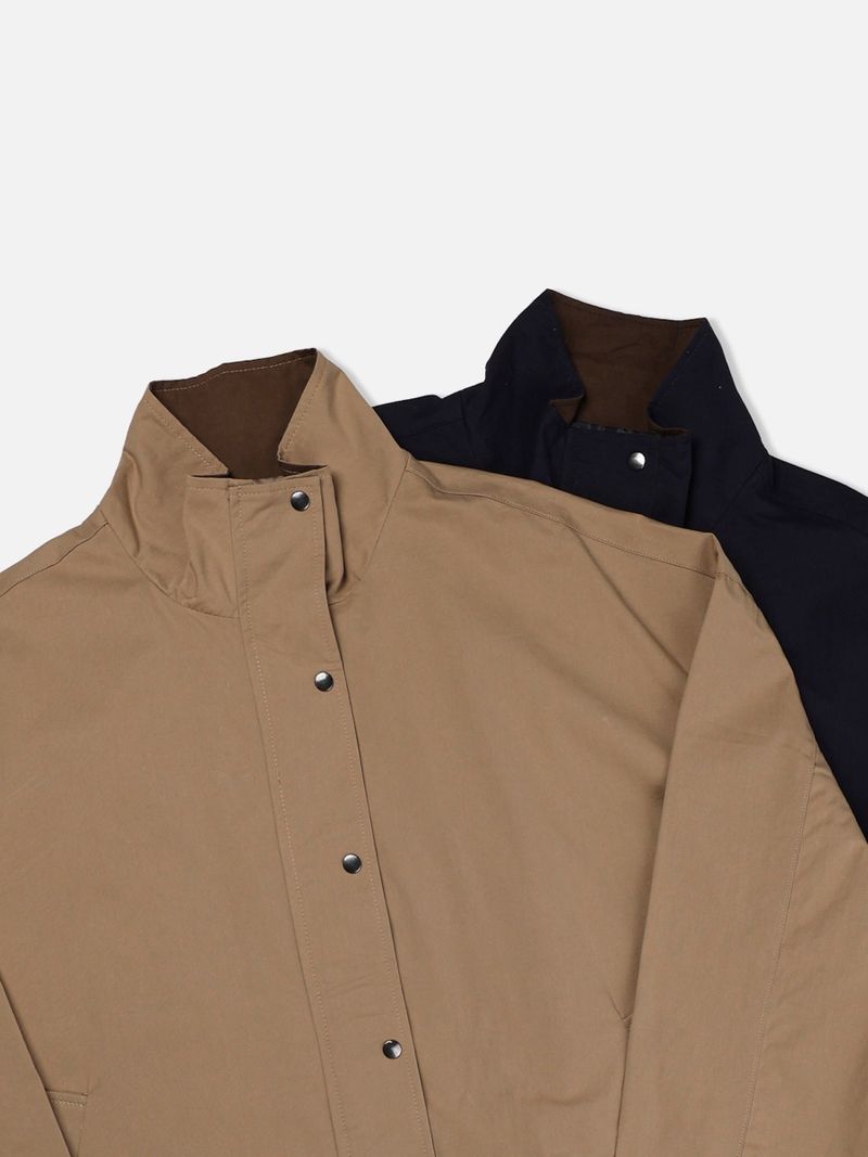 Sand color blocking jacket (2c)
