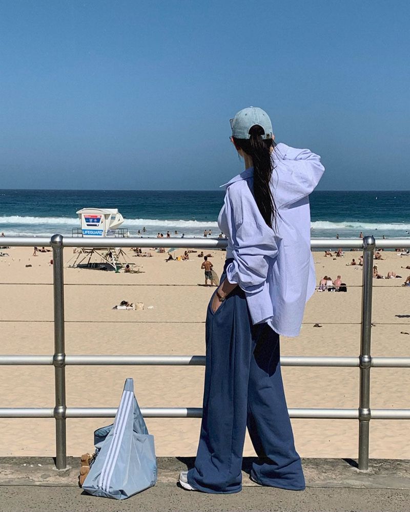 [BELLIDE MADE] Side Folding Wide Training Pants