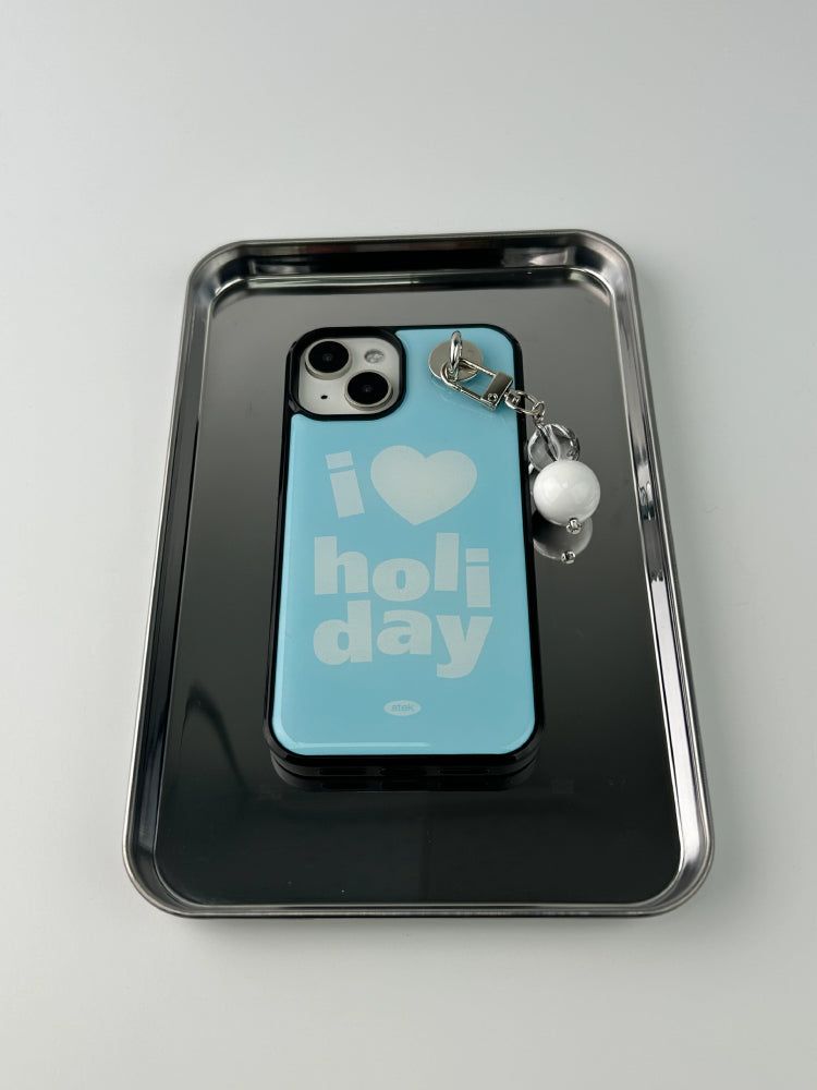 Holiday Epoxy Bumper Case(Blue)