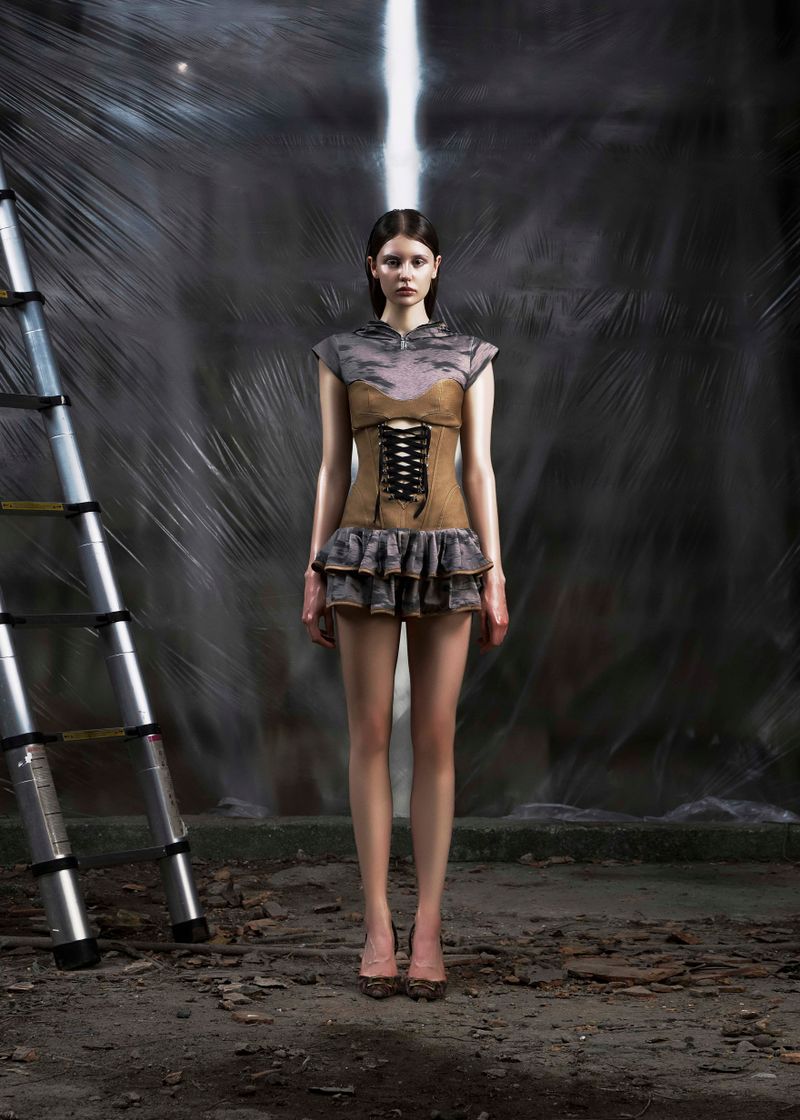 TATICHU（タティチュ）の「NONE Hoodie Corset Dress（Dresses）」