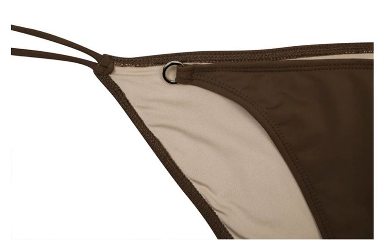 TINA STRING BIKINI SET brown