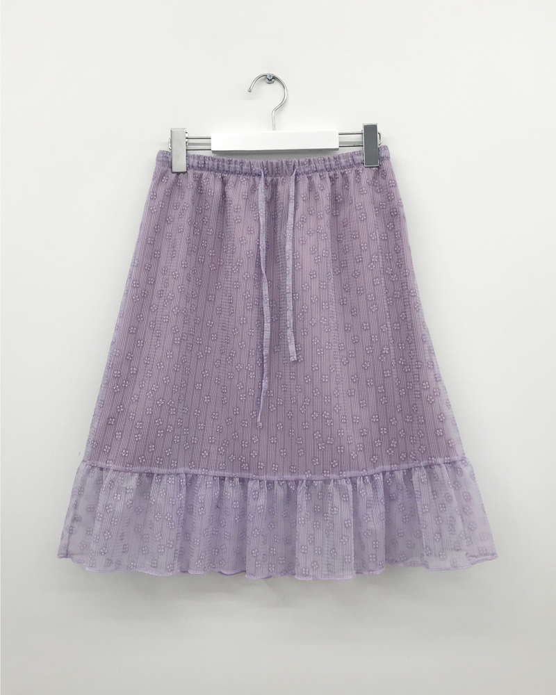 Hayes Bloom Frill Skirt (2color)