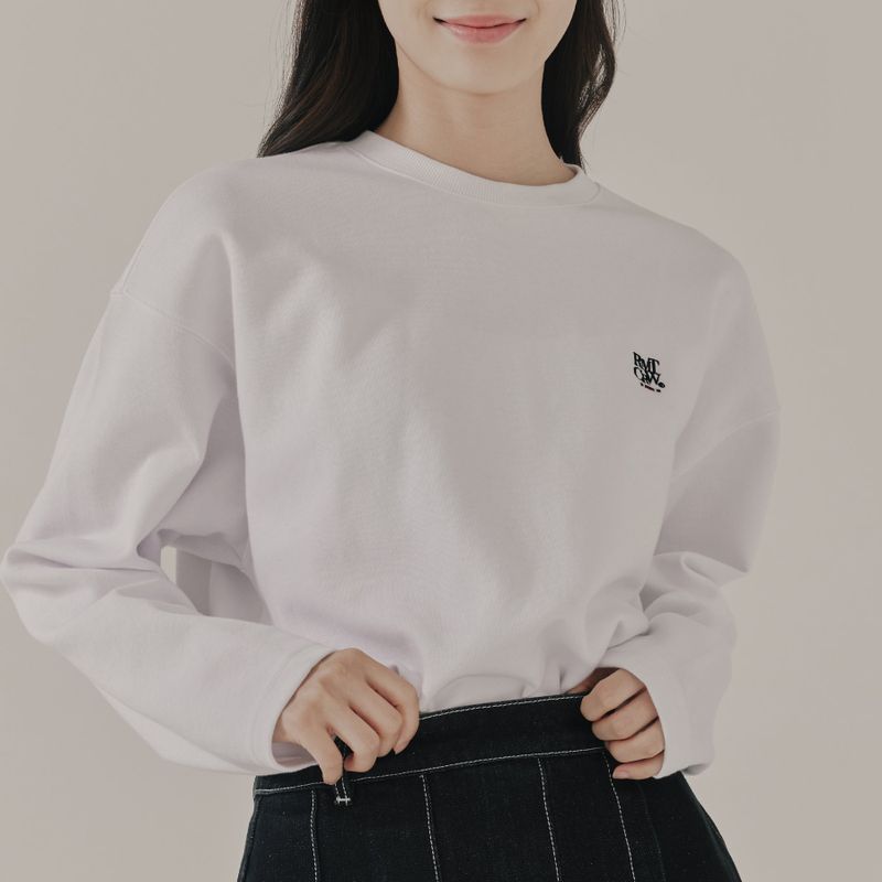 ROMANTIC CROWN（ロマンティッククラウン）の「LETTERING LONG SLEEVE_WHITE（Tops）」