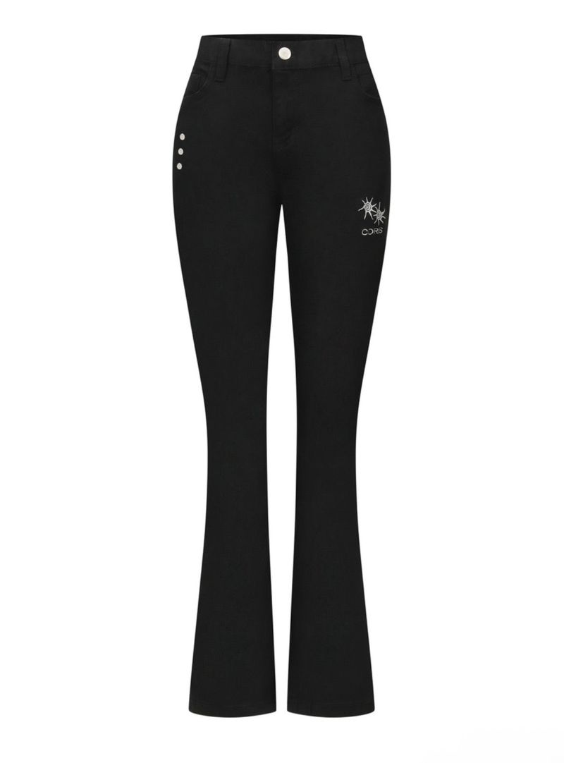 SELIC RIVET POINT BOOTS CUT PANTS