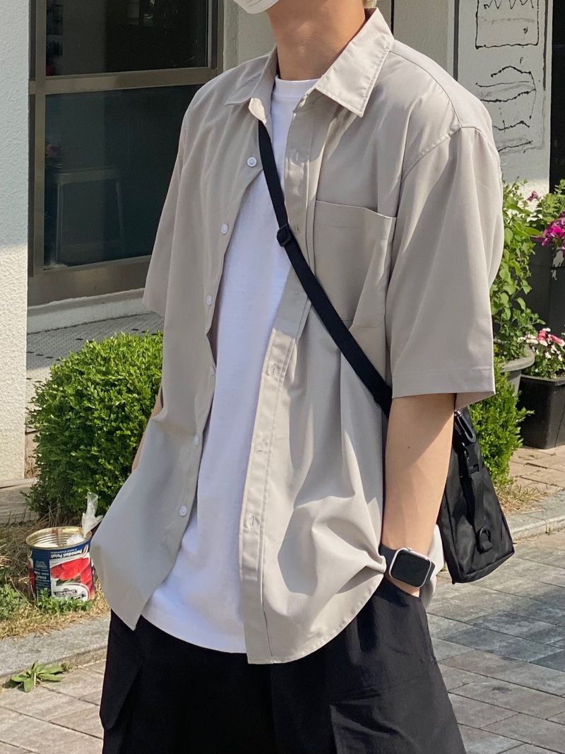 Canvas Basic Short Sleeve Shirt 3C