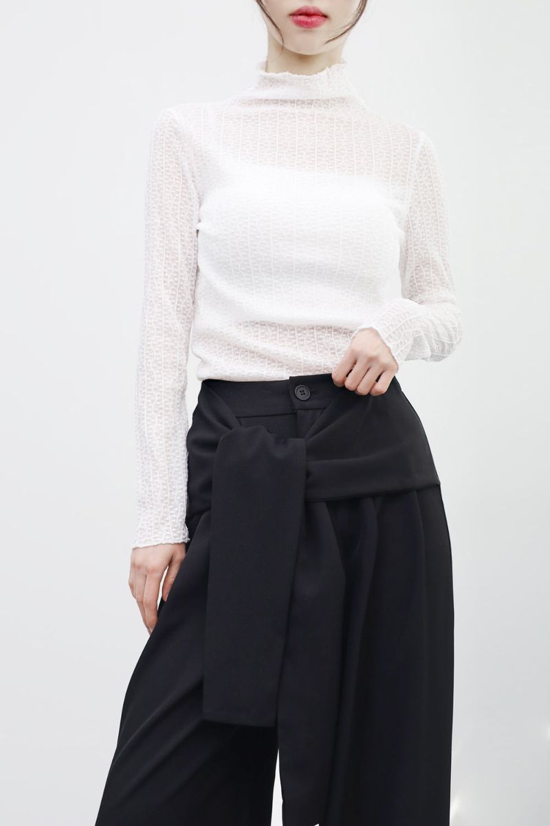 NONCODE（ノンコード）の「Jenny see-through blouse（Tops）」