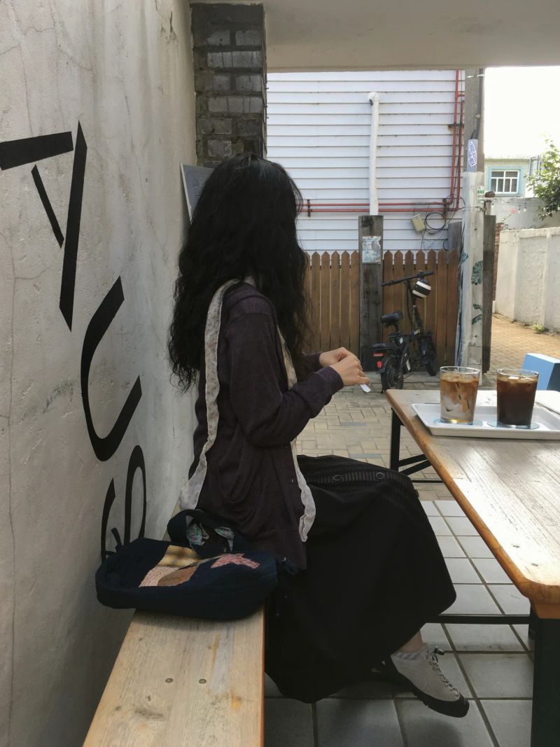 ポケット フード カーディガン