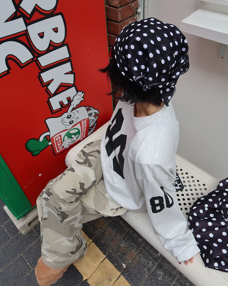 80 Number Oversized Fit Sweatshirt