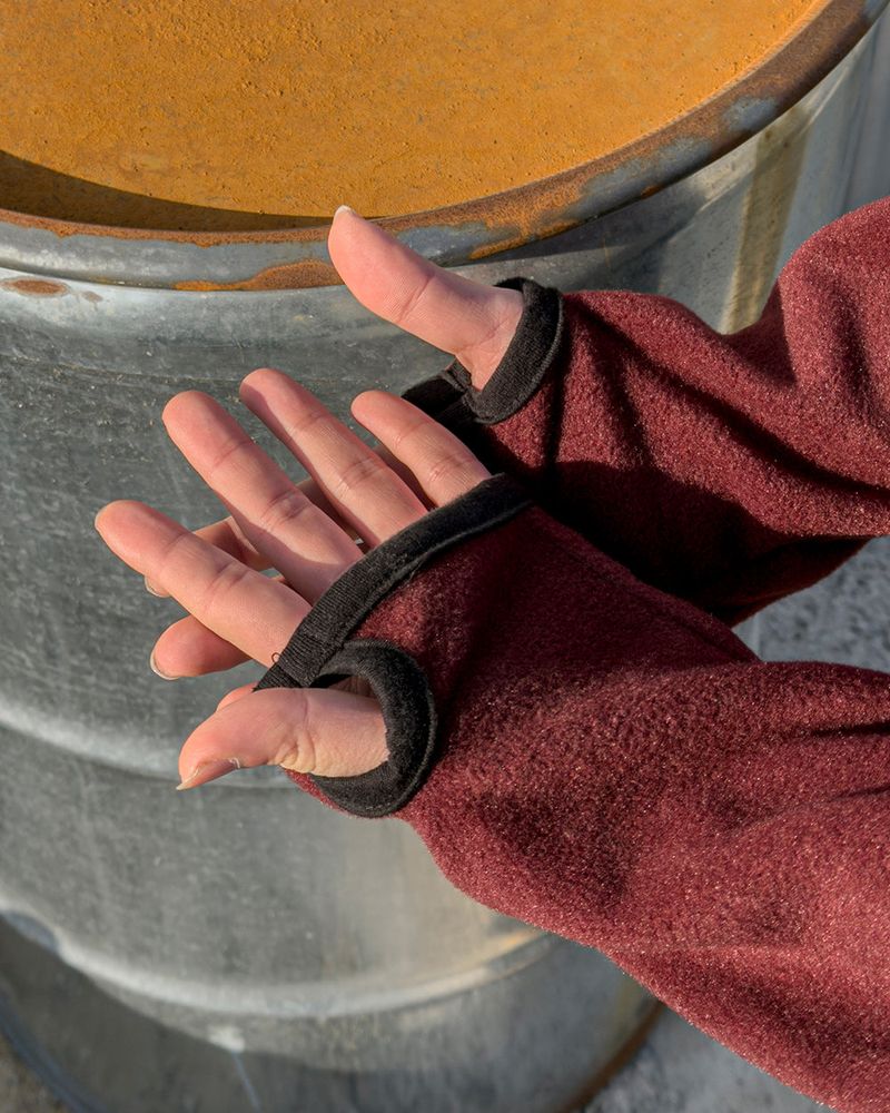 SERNIC Hooded Fleece Warmer Anorak