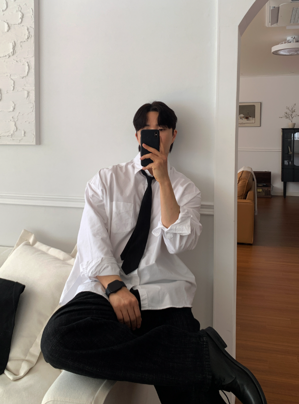  Urban Oxford Overfit Basic Shirt