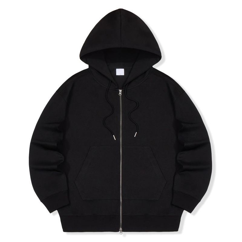 2way Oversized Zip-Up Hoodie - 2COLOR