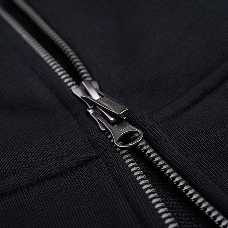 BBD Ancient Metal Logo Zip Up Hood Jacket (Black)