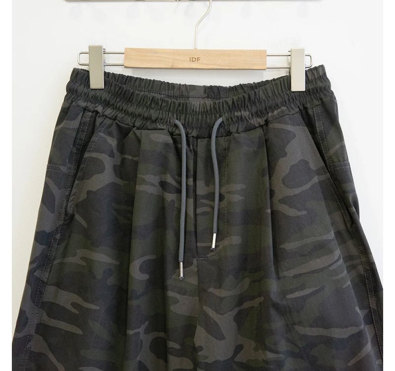 Bru Lettering Camo Pants
