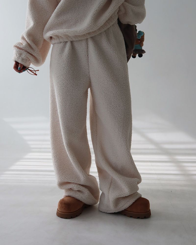 woolen fleece soft two-piece set