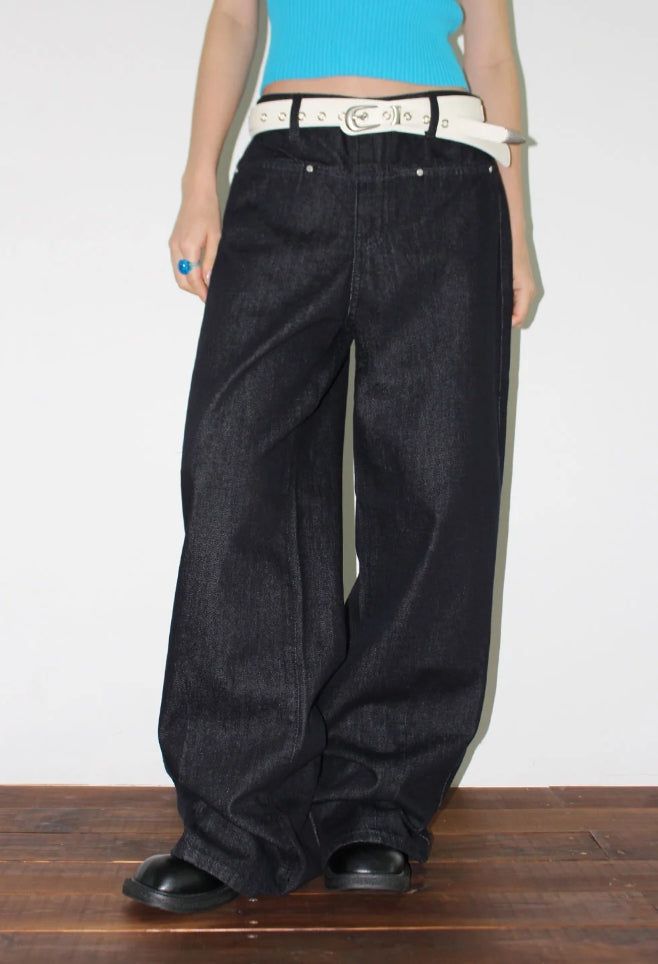AAKE(アケ)の「LINEAR POCKET WIDE DENIM(Pants)」