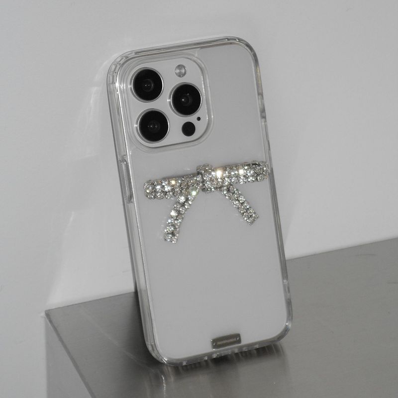 sparkle ribbon phone case