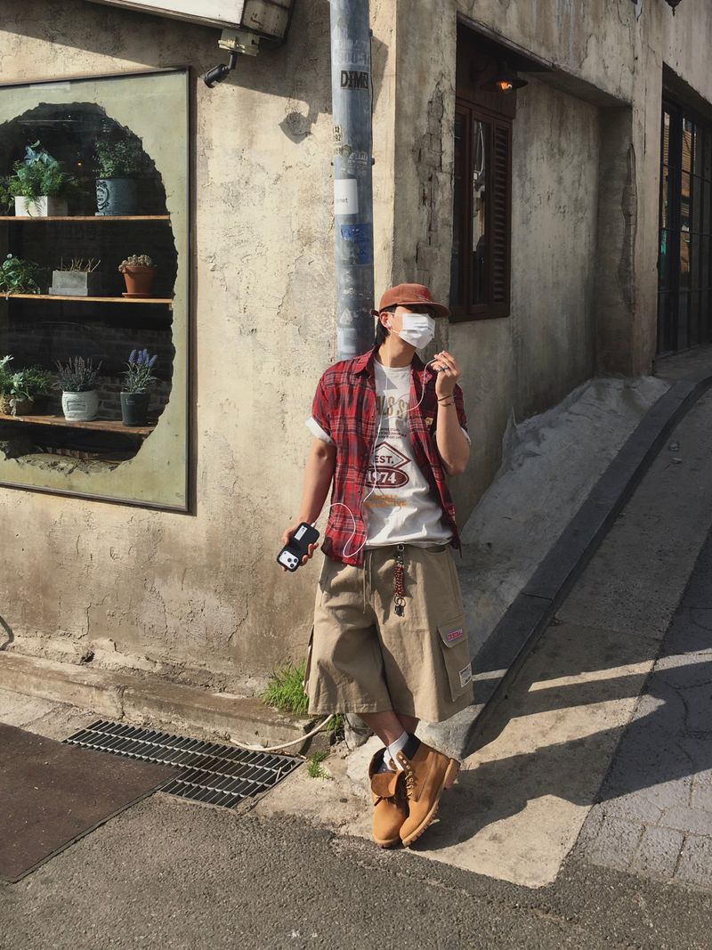 Kinch Pepper Cargo Bermuda Pants 2C
