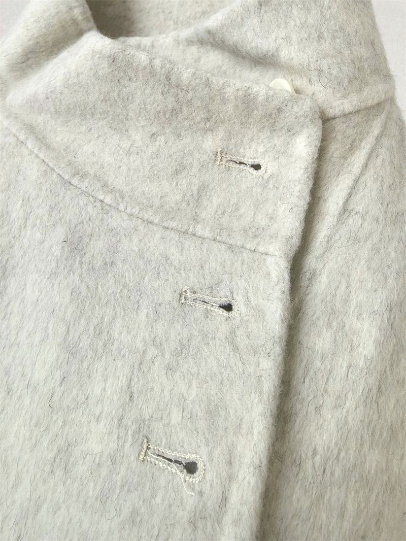 London Museum Double-face Wool Long Coat