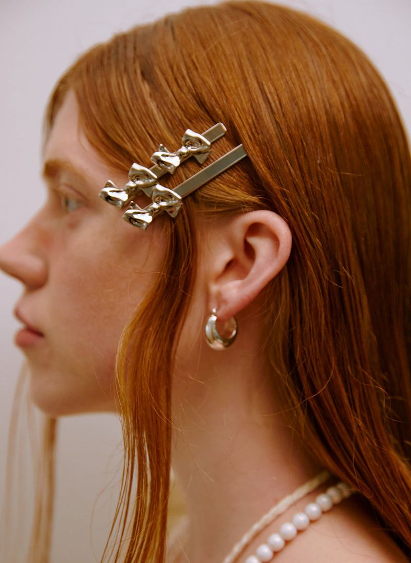 Pleated Ribbon Hairpin