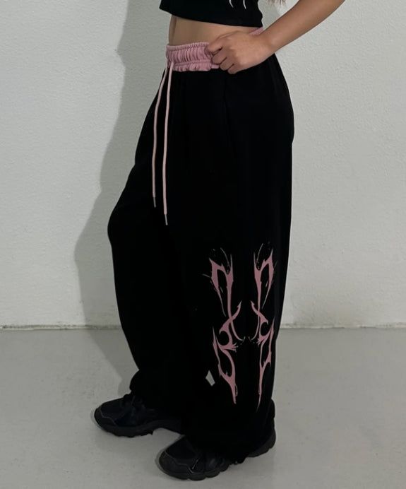 OB COLOR THUNDER LOGO PANTS