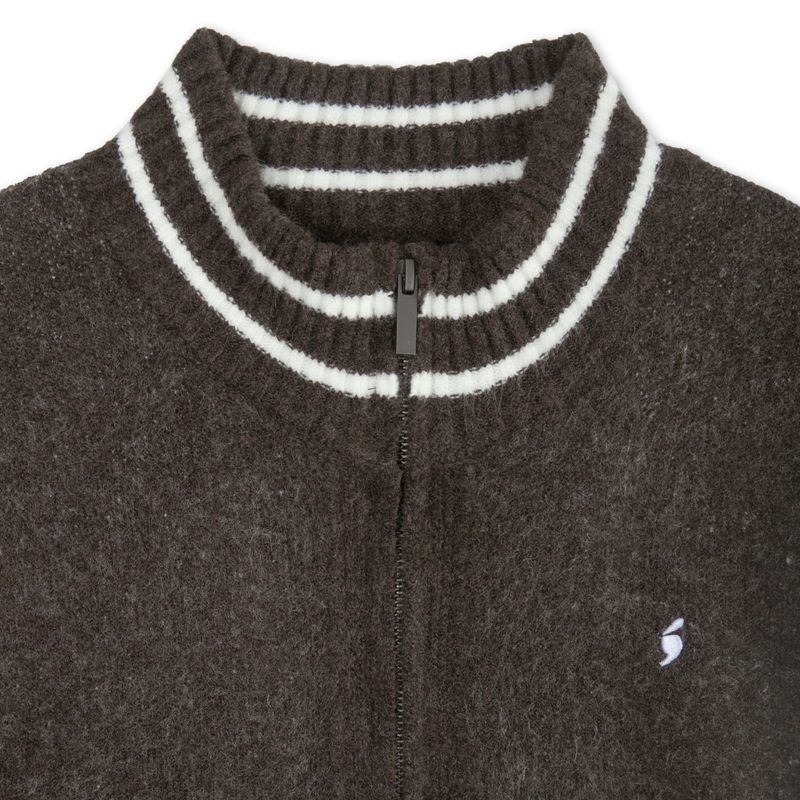 LETOILE LOVE STADIUM KNIT ZIP UP