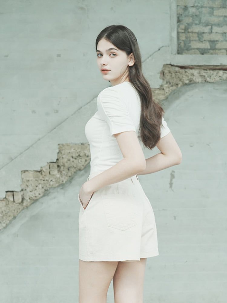 W1013 LINEN SHORT_NATURAL