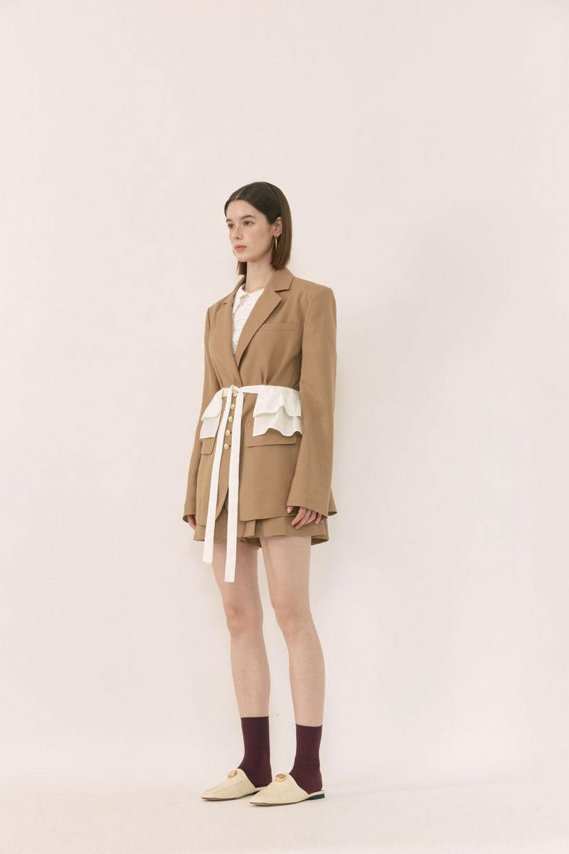 Gold button jacket