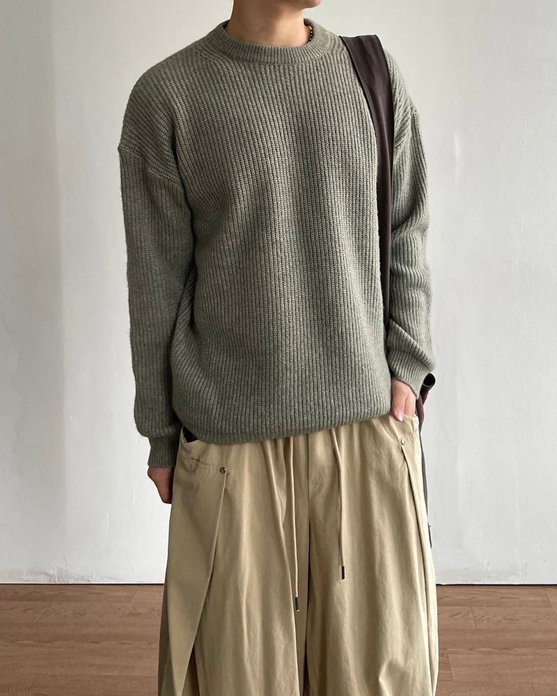 コアウールラウンドニット