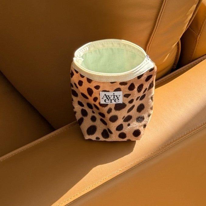 classic pouch_dalmatian beigebrown