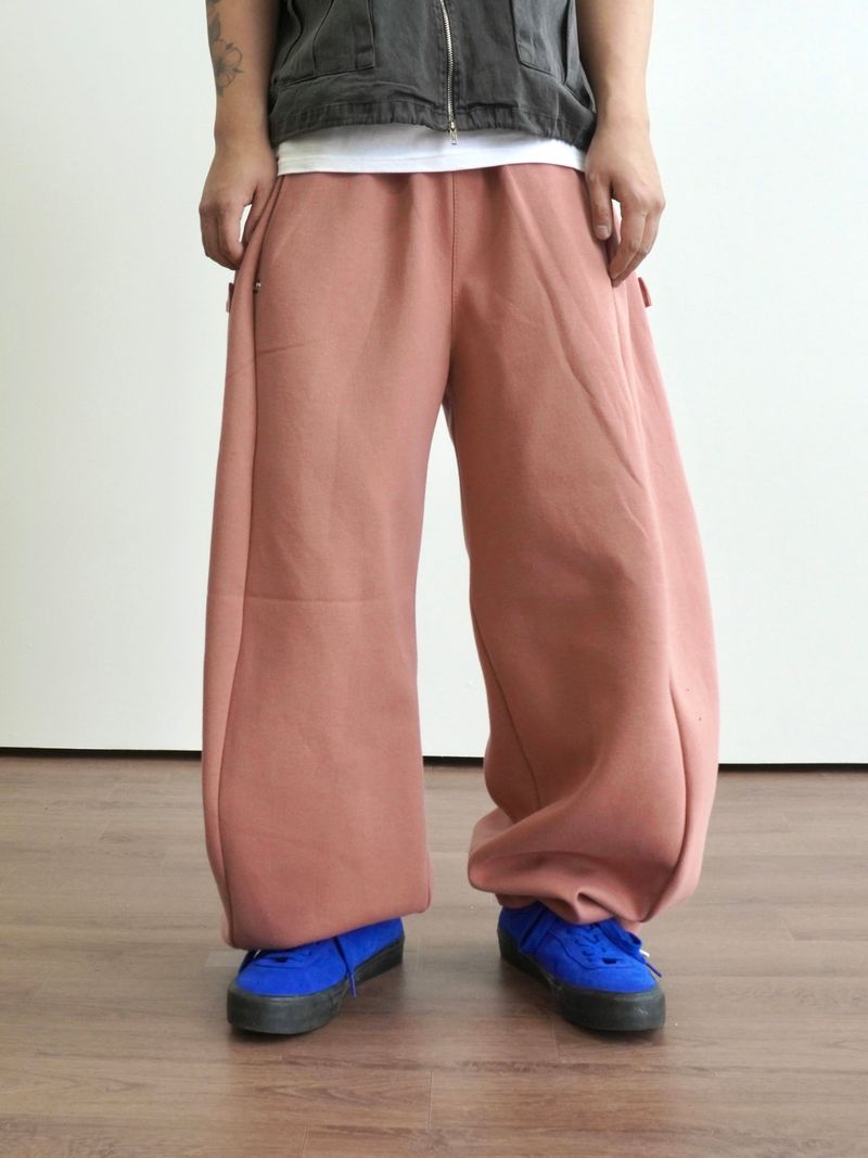 Pinch Side Snap Sweat Pants 6C