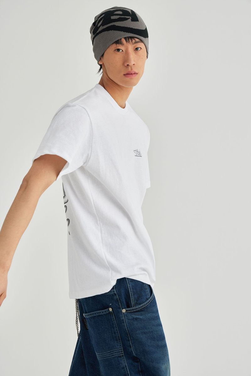 CHROME GRAPHICS T-SHIRTS [WHITE]