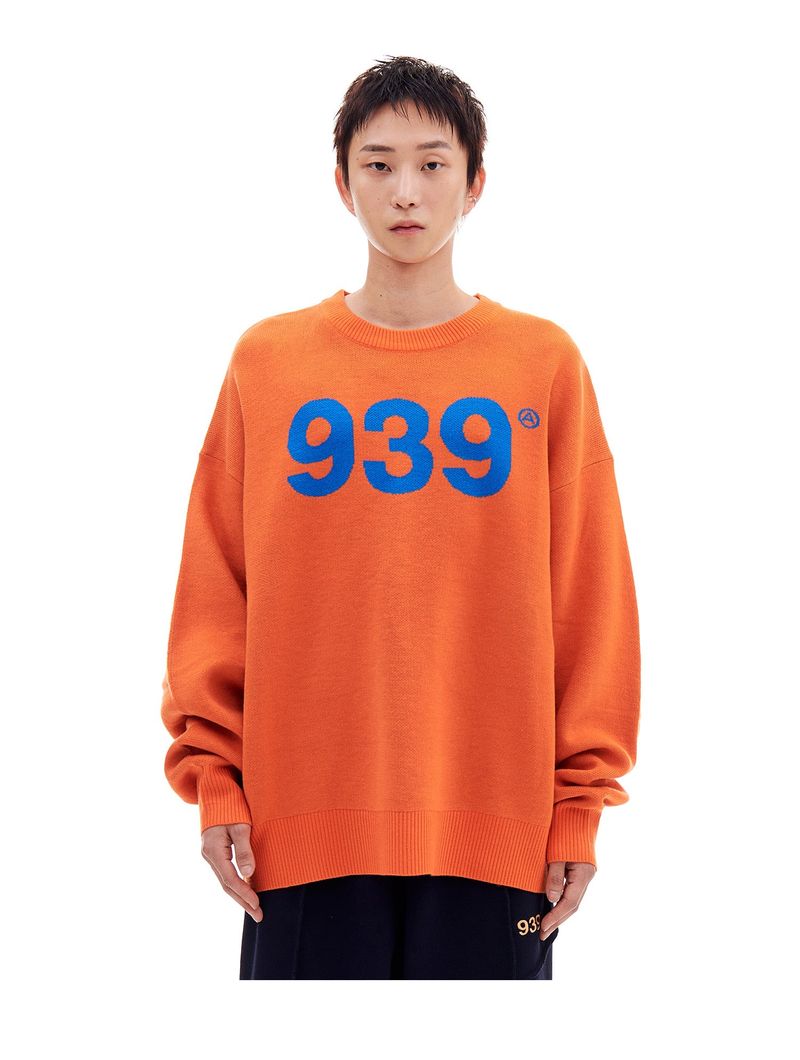 ARCHIVE BOLD(アーカイブボールド)の「939 LOGO KNIT (ORANGE)(Tops)」