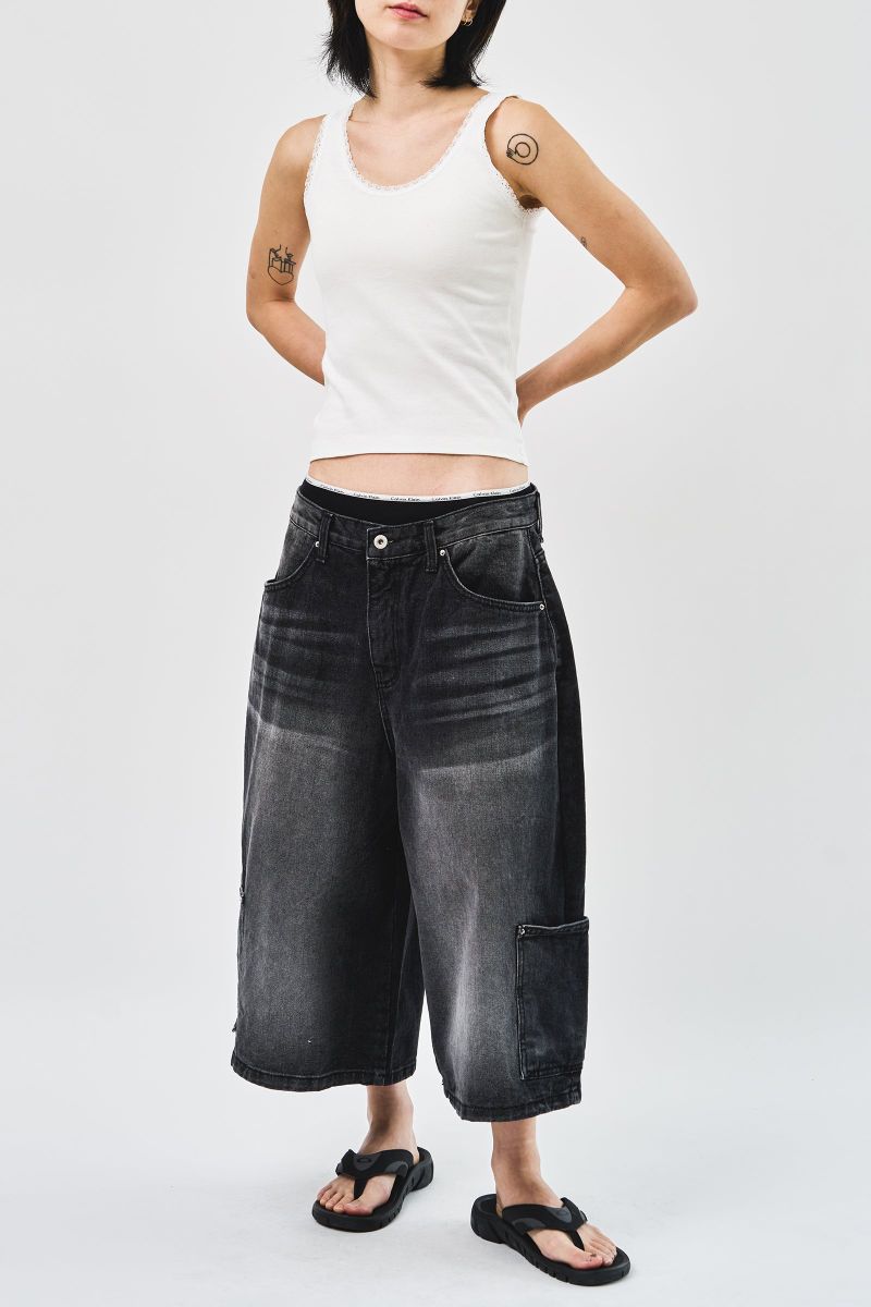 Luna Bermuda Denim (2color)