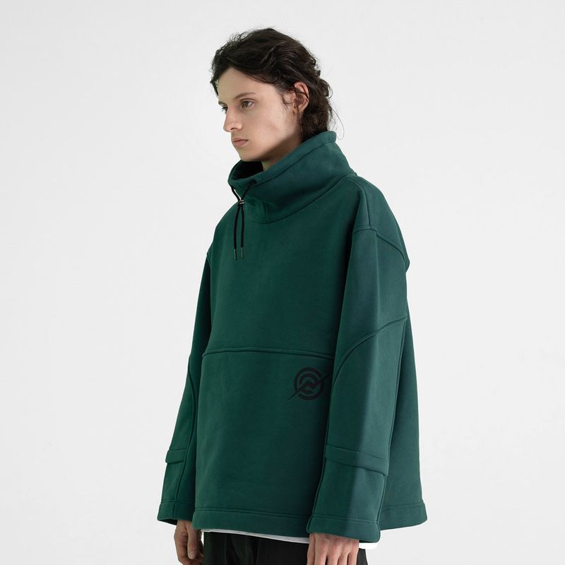 KALAPATTHAR（カラパタール）の「Cotton Napping Turtle String Sweat Shirt - GREEN（Tops）」