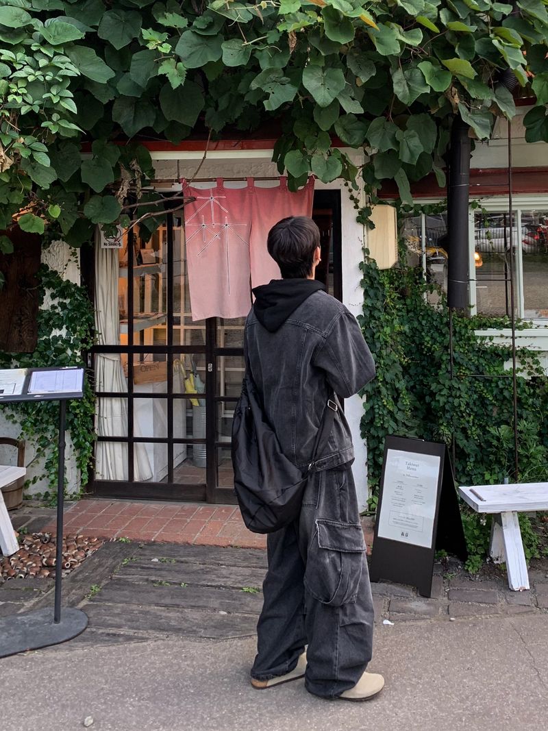 Kuro hood denim jacket