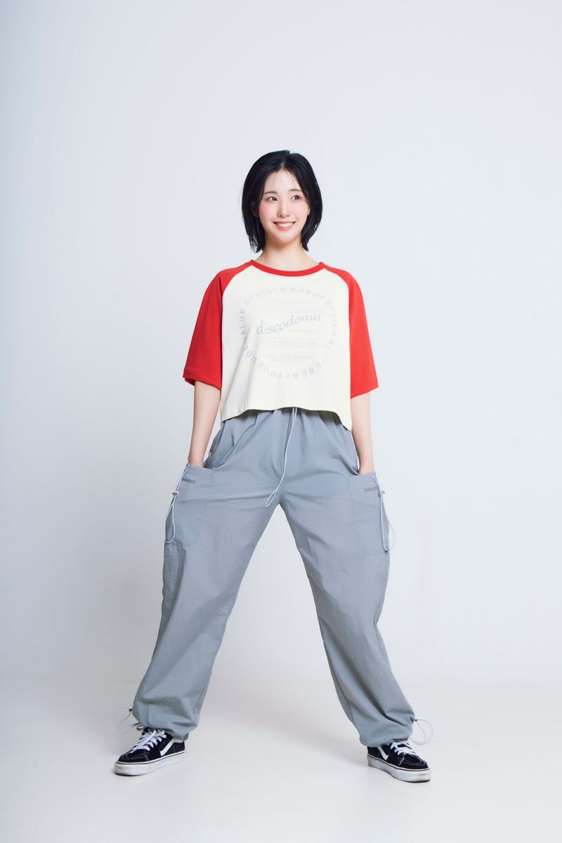 string cargo track pants_gray
