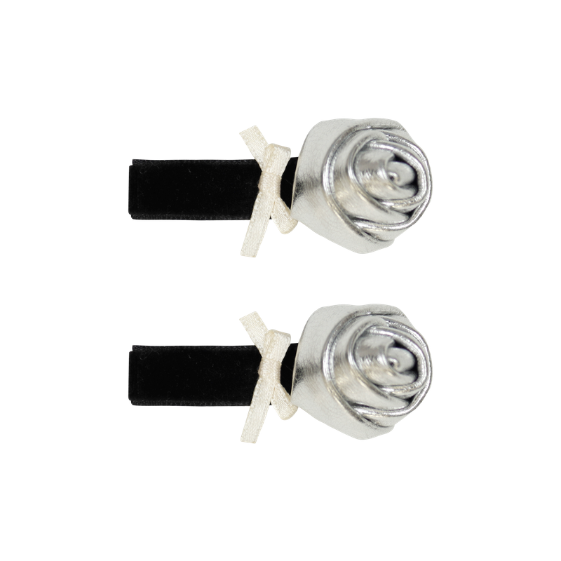 [2EA 1SET] VELVET CORSAGE PIN SET (2 colors)