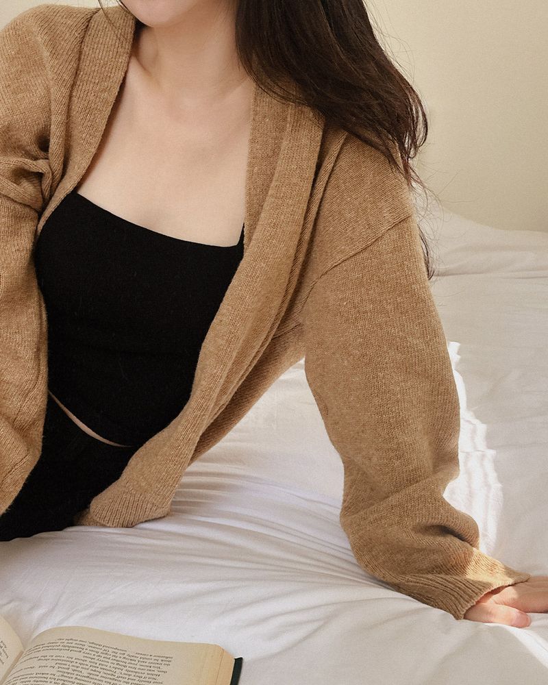 Aden V-knit cardigan