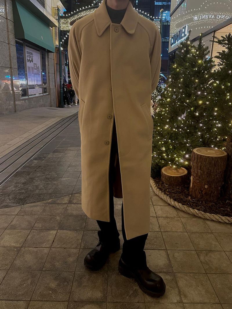 ASCLO Benia Raglan Long Coat (3color)