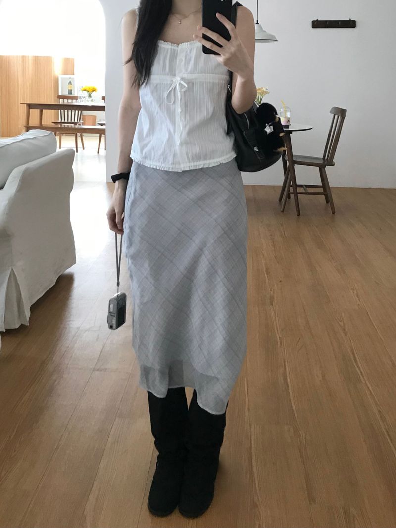 Scoop lace top (one color)