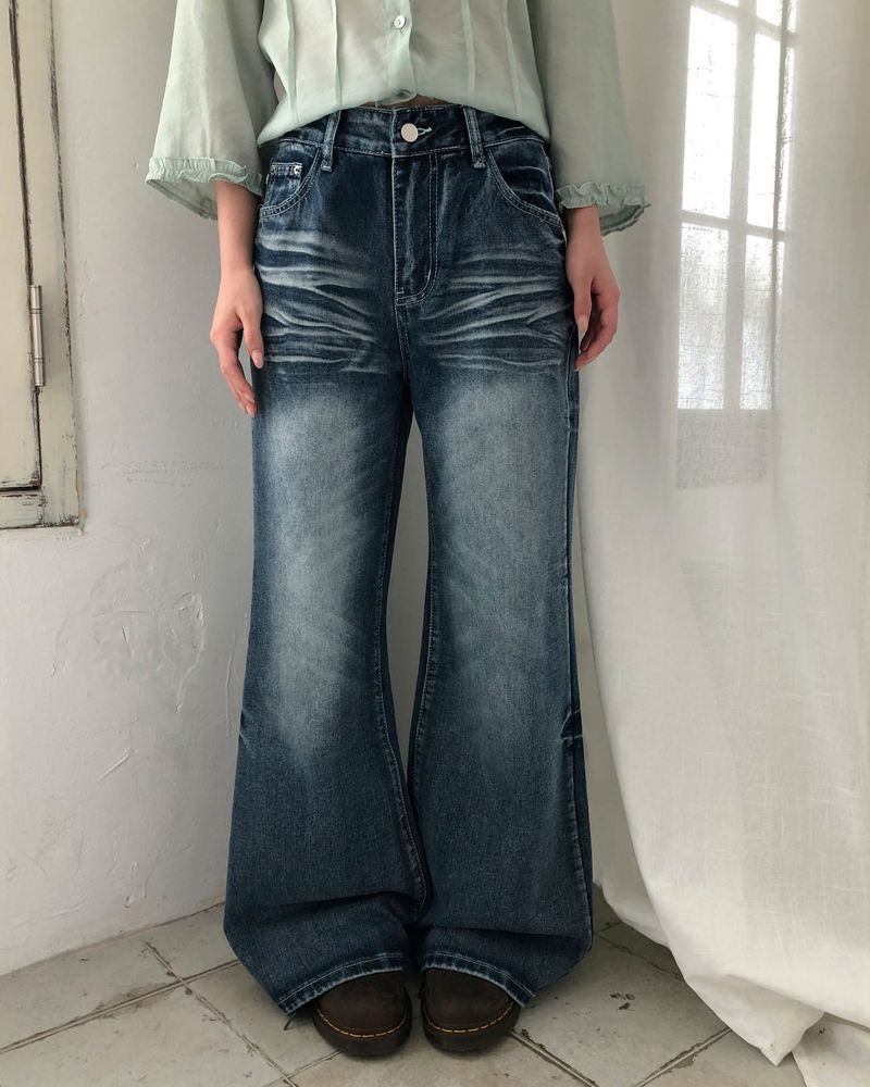 WONDER WONDER（ワンダーワンダー）の「Kawill Washed Wide Denim Pant（Pants）」
