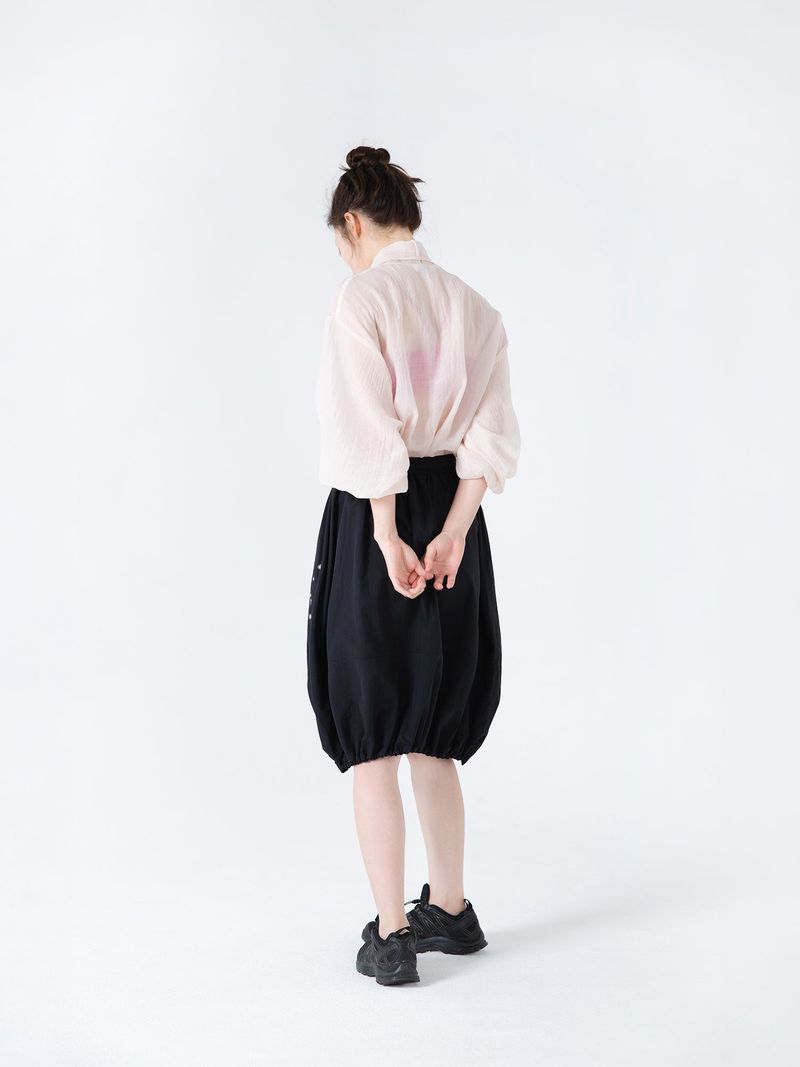 Ribbon Tie Blouse (Pink)