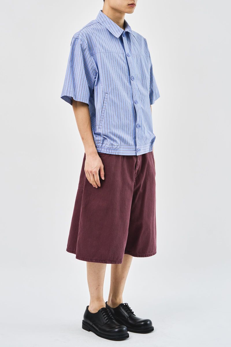 Tar Dyeing Bermuda Denim (2color)