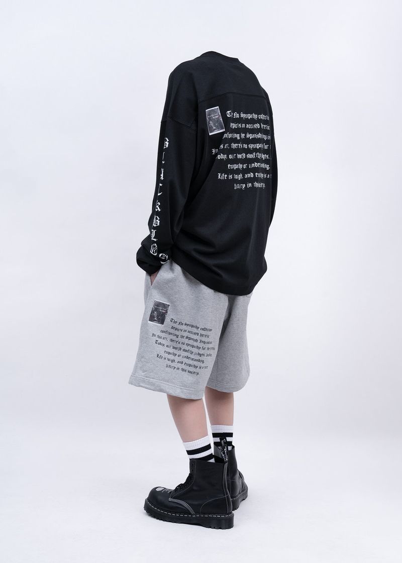 BBD Crushed Faith Sweatshorts (Gray)