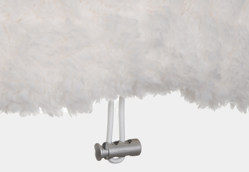 Nechis Cable Mink Fur Overfit Hooded Padding