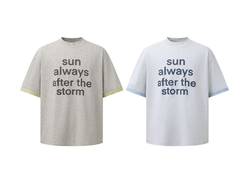 Sawyer Contrast Lettering Tee